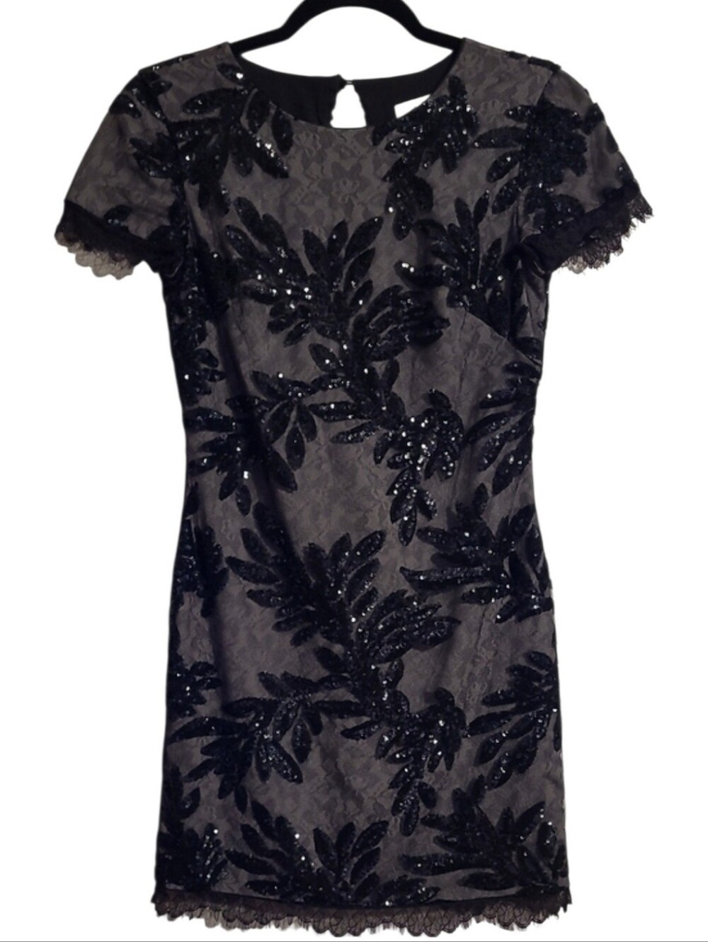 Dress The Population Valerie Sequin Mini Dress Sz S Cocktail Formal Event LBD